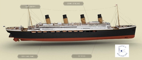 Titanic 2 modell